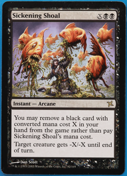 Sickening Shoal Betrayers of Kamigawa PLD Black Rare CARD (505372) ABUGames - Image 1
