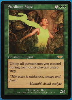 Seedborn Muse Legions PLD Green Rare MAGIC GATHERING CARD (ID# 505370) ABUGames - Image 1