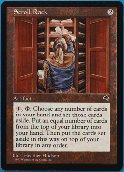 Scroll Rack Tempest PLD Artifact Rare MAGIC GATHERING CARD (ID# 505369) ABUGames - Image 1