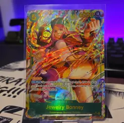 OP12-118 Jewelry Bonney : Secret Rare Alternative Art English One Piece TCG Card - Image 1