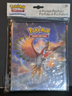 Pokemon Burning Shadows Ultra Pro 4 Pocket Card Binder 2017 Ho-oh TCG - Image 1