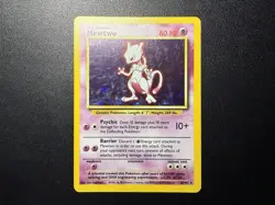 Pokemon TCG Mewtwo Base Set Holo Unlimited Rare Card 10/102 - Image 2