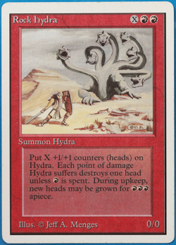 Rock Hydra Unlimited PLD (Rare Reserved List MTG Magic Card) (505363) ABUGames - Image 1
