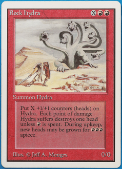 Rock Hydra Unlimited PLD (Rare Reserved List MTG Magic Card) (505362) ABUGames - Image 1
