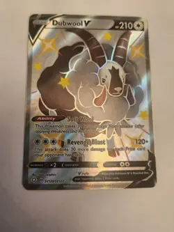 Pokemon - Dubwool V - SV120/SV122 - SWSH Shining Fates - Shiny Vault Card - Image 1