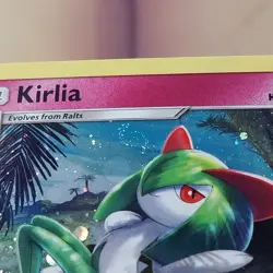 Kirlia 092A/147 Alternate Art Cosmos Holo NM Semi-SWIRL Pokemon Card English - Image 3
