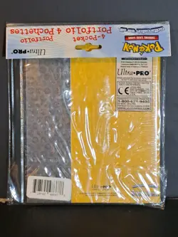 Pokemon Pikachu Ultra Pro Trading Card Game Binder 4-Pocket Portfolio - Image 2