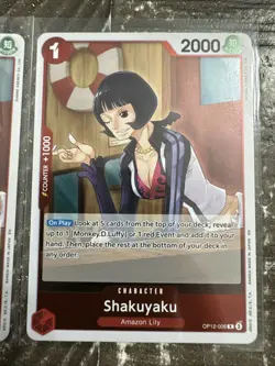 Shakuyaku OP12-006 R Legacy of The Master Foil One Piece Card English NM X2 - Image 3