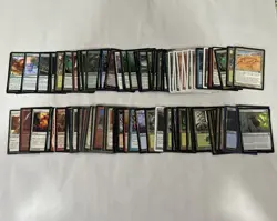 Lot of 115 MTG Magic Cards Including Some Vintage And Modern Regular Base - Image 1