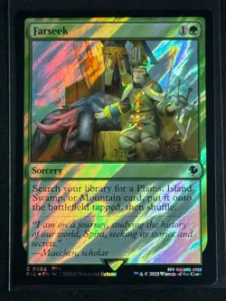 Magic MTG Final Fantasy Collector's Commander Surge Foil Farseek SP FFX - Image 1