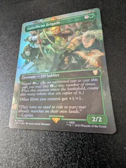 MTG Galadhrim Brigade (Borderless) Foil NM Commander: The Lord of the Rings LOTR - Image 1