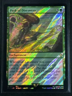 Magic MTG Final Fantasy Collector's Commander Surge Foil Path of Discovery FFX - Image 1