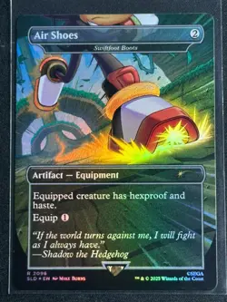 Magic the Gathering MTG Sonic Secret Lair Air Shoes Rainbow Foil SP 2 - Image 1
