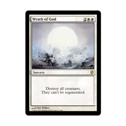 WOTC MtG Commander Wrath of God (R) EX - Image 1