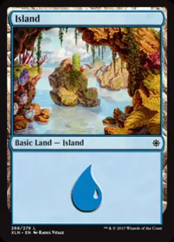 Island (266) - Light Play MTG Ixalan - Image 1