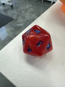 Oversized D20 Spindown Life Counter Marvel's Spider-Man MTG SPM Magic - Image 2