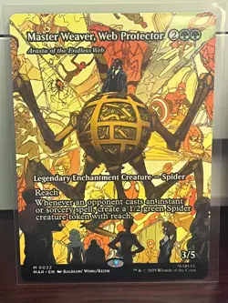 MASTER WEAVER WEB PROTECTOR Arasta of The Endless Web mtg NM Spider-Man Mythic - Image 1