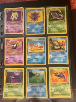 Fossil Bundle 18 x Pokemon Cards 1 x Rare No Duplicates WOTC - Image 4