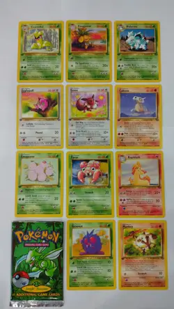 Wizards of the Coast Pokemon 1st Edition Jungle Booster Pack (Opened Lite) - Image 1