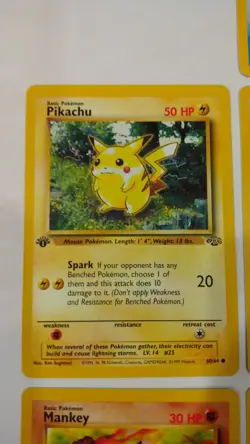 Wizards of the Coast Pokemon 1st Edition Jungle Booster Pack (Opened No Holo) - Image 2