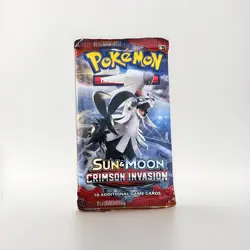 Lot of (2) Sun & Moon - Crimson Invasion - Pokemon Booster Packs- New - Sealed - Image 3