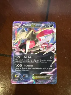 POKEMON BLACK STAR PROMO YVELTAL EX XY150 NM (NEAR MINT) - Image 1