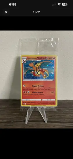 Pokemon Special Delivery Charizard SWSH075 Sealed Pokemon Center Exclusive Promo - Image 1