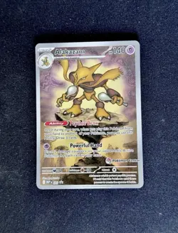Mega Evolutions - Alakazam 009 Stamped Pokemon Center Promo - NM Pack Fresh - Image 1
