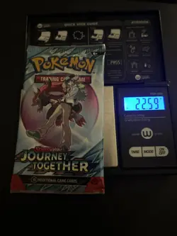 Heavy! Over 22.59 Gram Pokemon Journey Together Booster Pack Sealed - Image 1