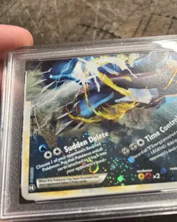 2010 POKEMON TRIUMPHANT PALKIA & DIALGA LEGEND BOTTOM #102 PSA 9 MINT - Image 3