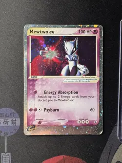 Mewtwo EX TCG Ruby and Sapphire Holo Ultra Rare 101/109 Pokemon 💎HP+ MP💎 - Image 2
