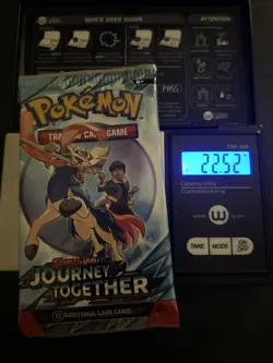 Heavy! Over 22.52 Gram Pokemon Journey Together Booster Pack Sealed - Image 1
