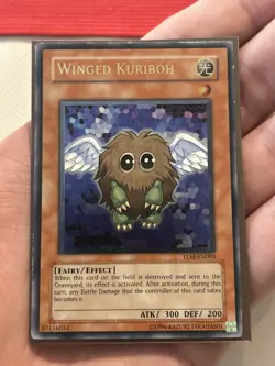 Yugioh Winged Kuriboh Ultimate Rare TLM Unlimited Edition LP - Image 3