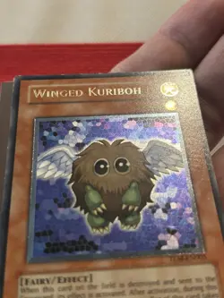 Yugioh Winged Kuriboh Ultimate Rare TLM Unlimited Edition LP - Image 5