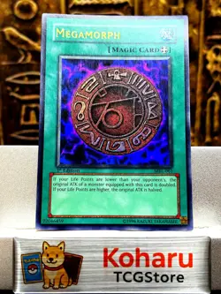 Yugioh Megamorph MRL-061 Ultra Rare Magic Ruler 1st Edition -NM Vintage - Image 1