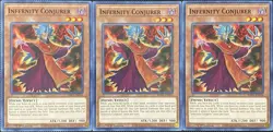 Infernity Conjurer PHRA-EN016 Phantom Rage 1st Edition (x3) - Yugioh Card - Image 1