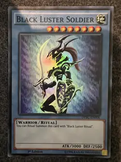 Yugioh Black Luster Soldier DPBC-EN006 Super Rare 1st Edition NM - Image 1