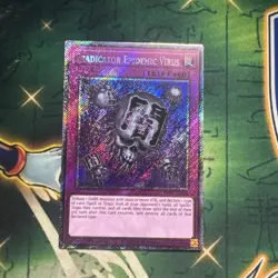 Yugioh! Eradicator Epidemic Virus RA03-EN183 Platinum Secret Rare 1st Edition NM - Image 1