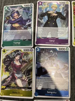 One Piece TCG Card Game Rare Lot Of 18 Cards - Image 2