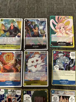 One Piece TCG Card Game Rare Lot Of 18 Cards - Image 4