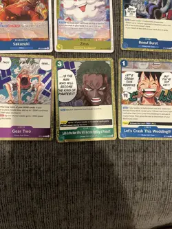 One Piece TCG Card Game Rare Lot Of 18 Cards - Image 5