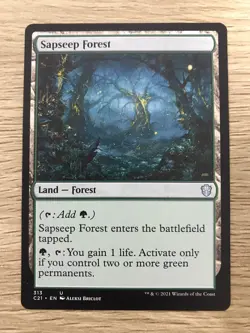 Sapseep Forest MTG Magic the Gathering Card NM Near Mint Commander 2021 C21 - Image 1