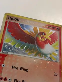 Pokemon TCG Ho-Oh 1/17 Holo Card 2007 Pop Series 5 Holo Bleed Error HP - Image 2