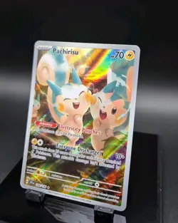 Pokemon - Pachirisu - 208/198 - Scarlet & Violet - Illustration Rare Card - Image 3