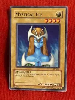 Yu Gi Oh! Mystical Elf SDY-001 Card - Image 1