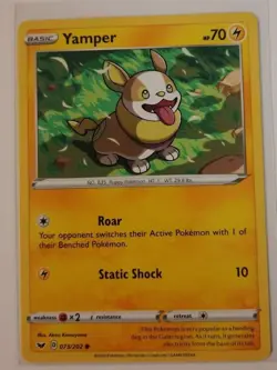 Pokemon YAMPER 25th Anniversary General Mills 073/202 NON-HOLO Card - Image 1