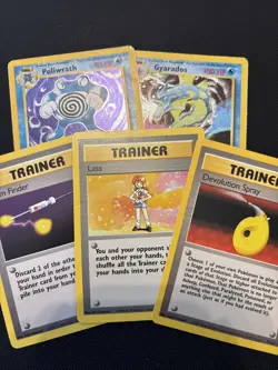 Pokemon TCG: Vintage Base 44 Card Lot: 2 Holo /4 Non Holo Rare 45% Of Set - Image 1
