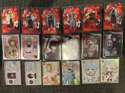 Demon Slayer, Tokyo Ghoul, Genshin CCG Trading Card Lot Of 18 SR, UR, SP, SSR - Image 1
