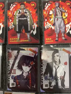 Demon Slayer, Tokyo Ghoul, Genshin CCG Trading Card Lot Of 18 SR, UR, SP, SSR - Image 3