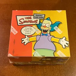 The Simpsons Booster Box Factory Sealed Wizards Of The Coast Trading Card Game - Image 1
